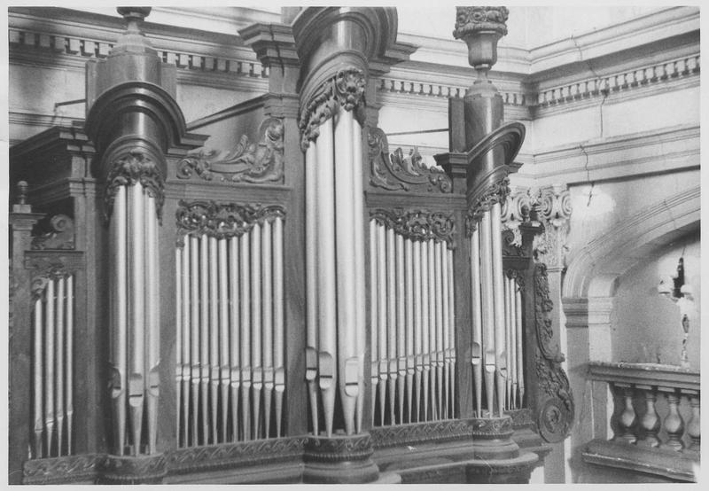 orgue de tribune, vue partielle