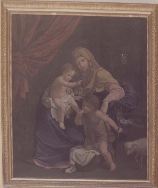 tableau : Vierge à l'Enfant Jésus et saint Jean-Baptiste, vue générale