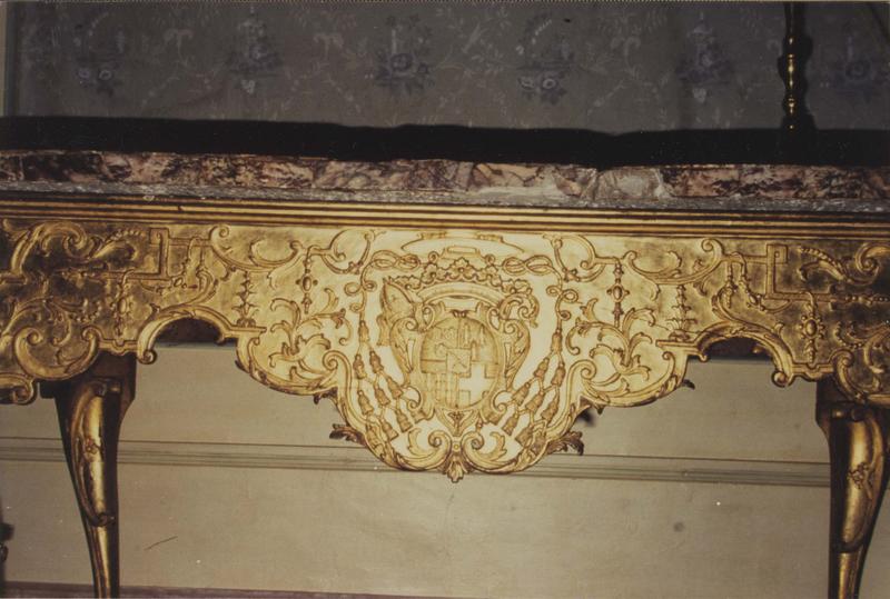 table à gibier, vue partielle