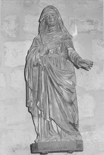 statue : sainte Anne, vue générale - © Ministère de la Culture (France), Médiathèque du patrimoine et de la photographie (objets mobiliers), tous droits réservés