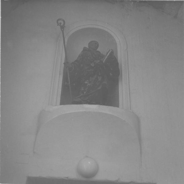 Statue : saint Benoît, vue générale - © Ministère de la Culture (France), Médiathèque du patrimoine et de la photographie (objets mobiliers), tous droits réservés