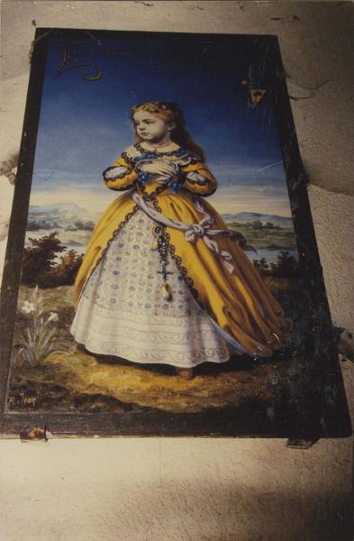 tableau : portrait d'Elizabeth de Roux Larcy, vue générale