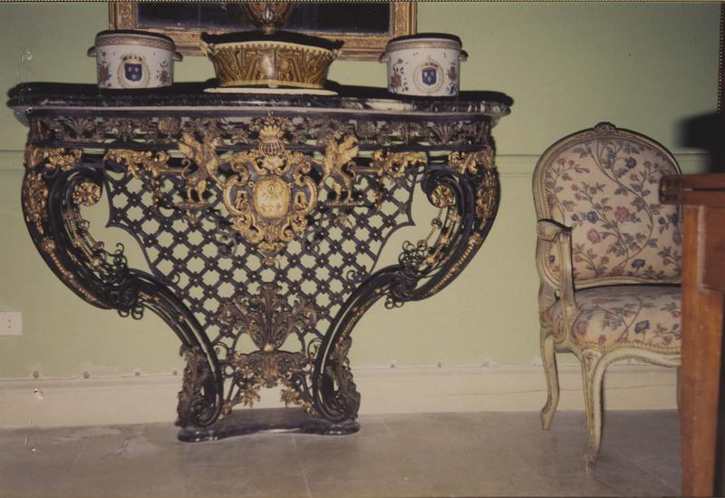 table console, vue générale