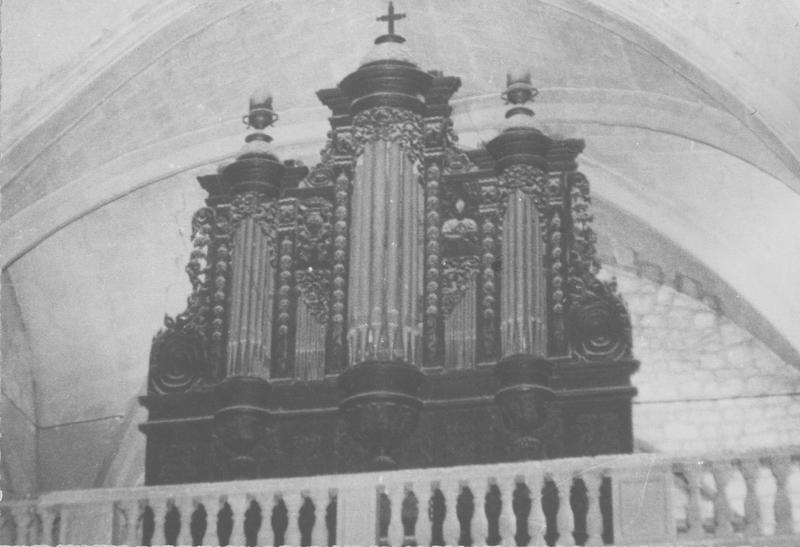 orgue de tribune : partie instrumentale de l'orgue, vue générale