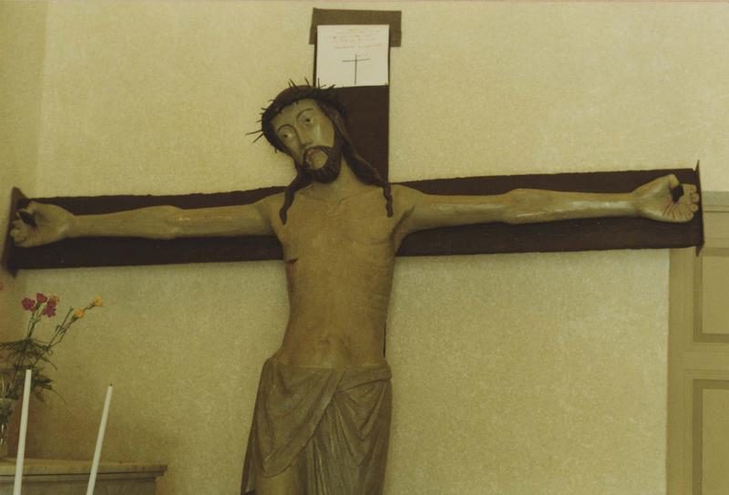statue : Christ en croix, vue partielle - © Ministère de la Culture (France), Médiathèque du patrimoine et de la photographie (objets mobiliers), tous droits réservés