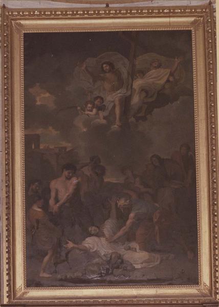 tableau : le martyre de saint Etienne, vue générale - © Ministère de la Culture (France), Médiathèque du patrimoine et de la photographie (objets mobiliers), tous droits réservés