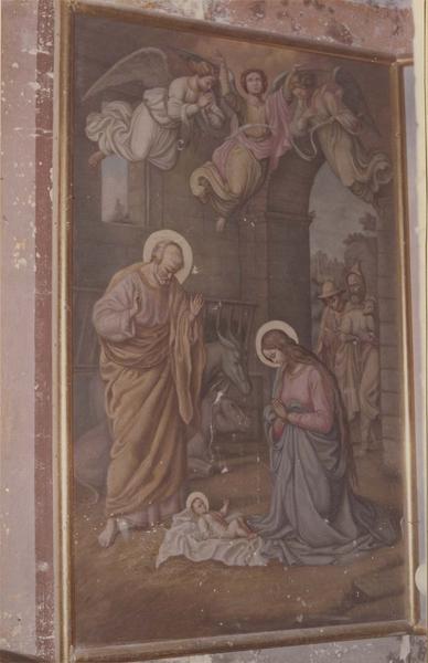 tableau : la Nativité, vue générale