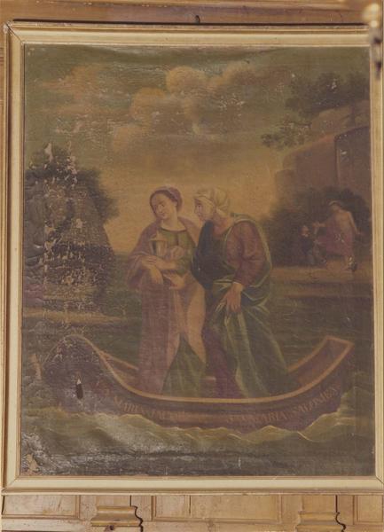 tableau : sainte Marie Jacobé et sainte Marie Salomé, vue générale