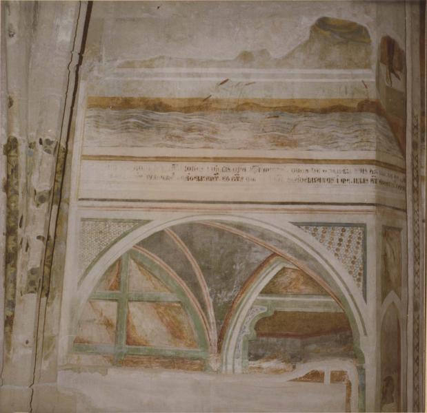 peinture monumentale de la chapelle d'Innocent VI, détail