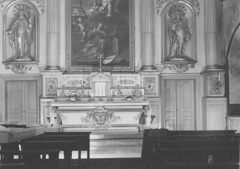 autel, tabernacle, retable (maître-autel), vue générale - © Ministère de la Culture (France), Médiathèque du patrimoine et de la photographie (objets mobiliers), tous droits réservés