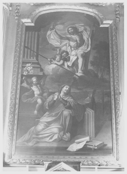 tableau : la vision de sainte Catherine de Sienne, vue générale - © Ministère de la Culture (France), Médiathèque du patrimoine et de la photographie (objets mobiliers), tous droits réservés