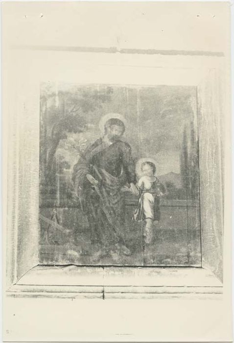 tableau : Saint Joseph et l'Enfant Jésus