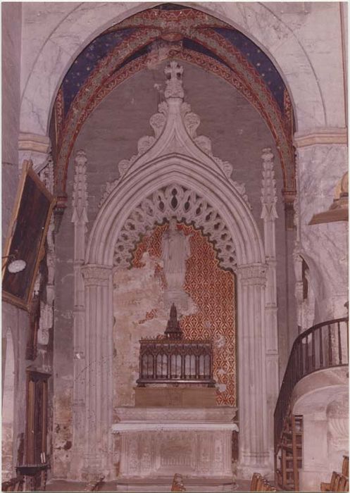 autel secondaire de saint Théophile, retable