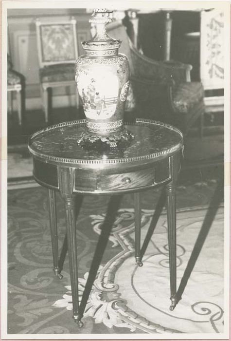 paire de tables bouillottes