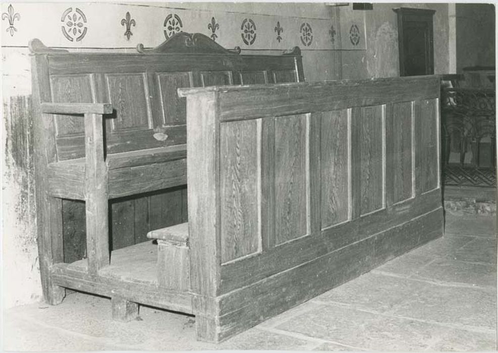 banc d'oeuvre dit banc de Marguilliers