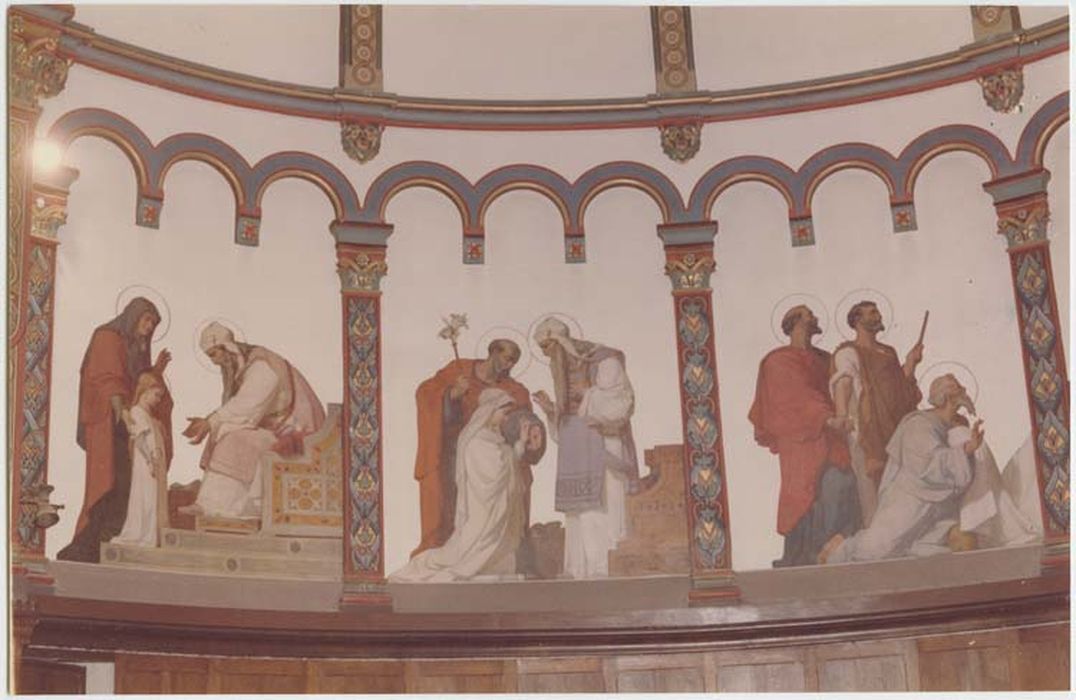 ensemble de 8 tableaux : la Vie de la Vierge - © Ministère de la Culture (France), Médiathèque du patrimoine et de la photographie, diffusion GrandPalaisRmn Photo