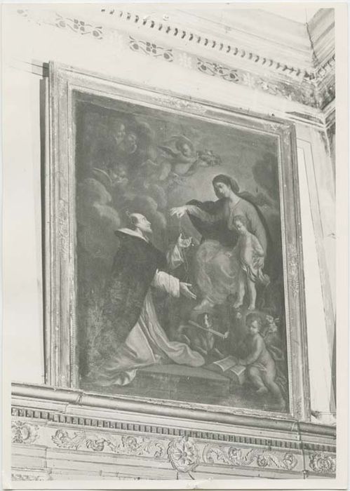 tableau et son cadre : Vierge du Rosaire - © Ministère de la Culture (France), Médiathèque du patrimoine et de la photographie, diffusion GrandPalaisRmn Photo