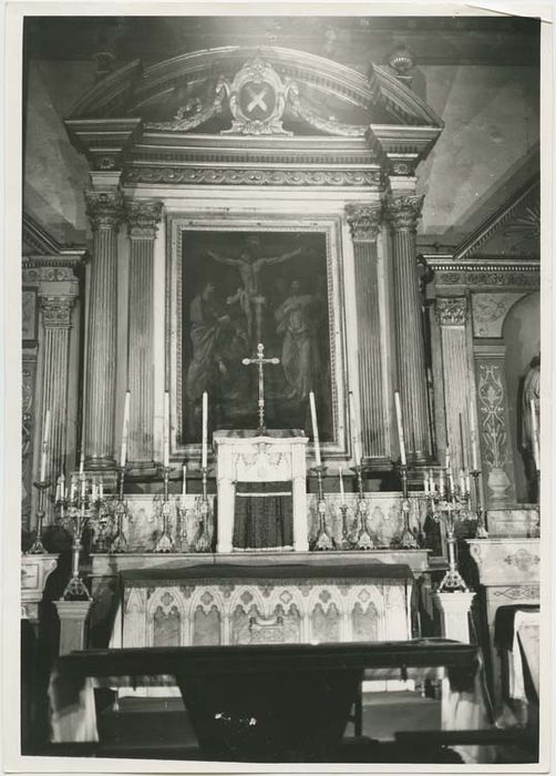 maître-autel, retable et lambris de revêtement - © Ministère de la Culture (France), Médiathèque du patrimoine et de la photographie, diffusion GrandPalaisRmn Photo