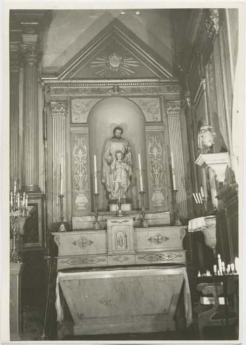 autel et retable de saint Joseph - © Ministère de la Culture (France), Médiathèque du patrimoine et de la photographie, diffusion GrandPalaisRmn Photo