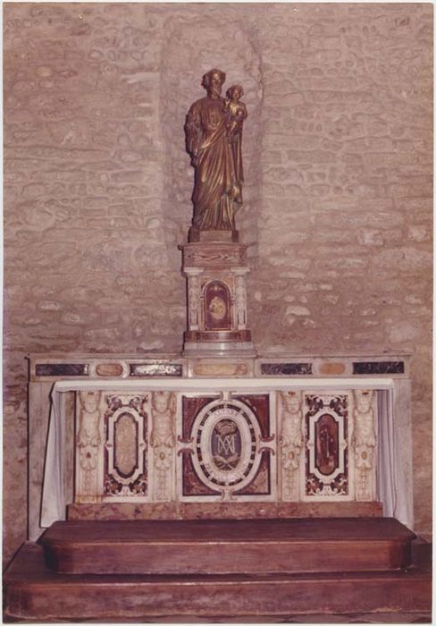 autel et statue : Saint Joseph