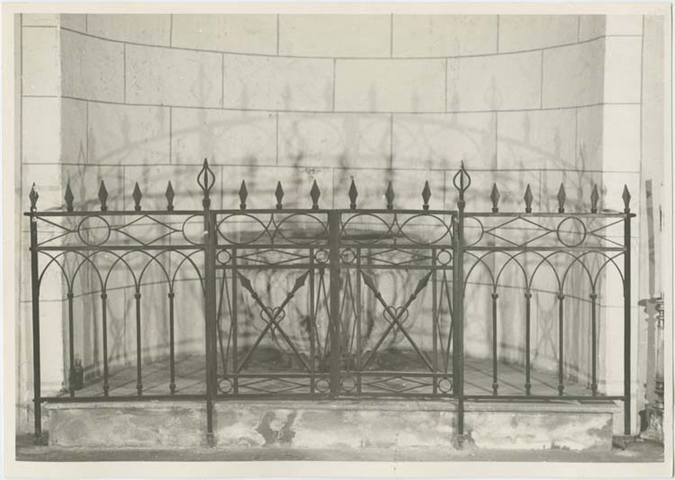 grille de la chapelle - © Ministère de la Culture (France), Médiathèque du patrimoine et de la photographie, diffusion GrandPalaisRmn Photo