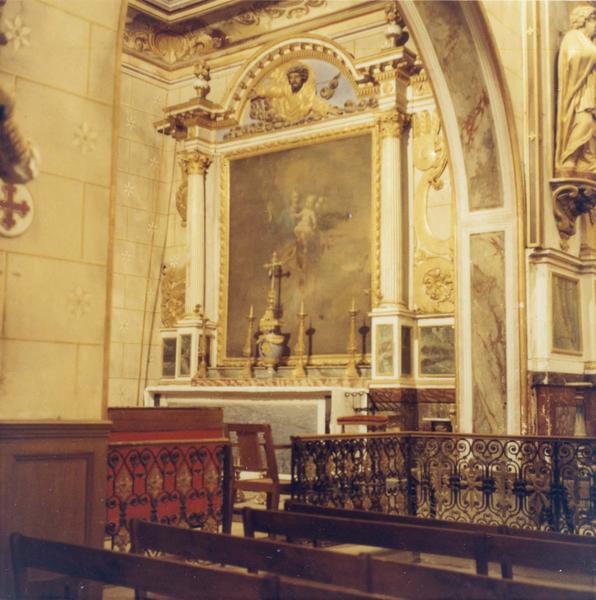 retables du maître autel : statues et lambris du choeur, vue d'ensemble - © Ministère de la Culture (France), Médiathèque du patrimoine et de la photographie (objets mobiliers), tous droits réservés