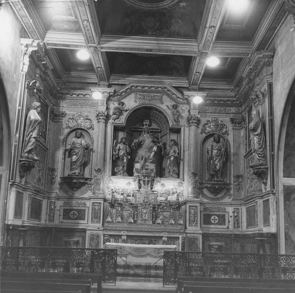 retable, sept statues, deux bas-relief, lambris de couvrement du maître-autel - © Ministère de la Culture (France), Médiathèque du patrimoine et de la photographie (objets mobiliers), tous droits réservés
