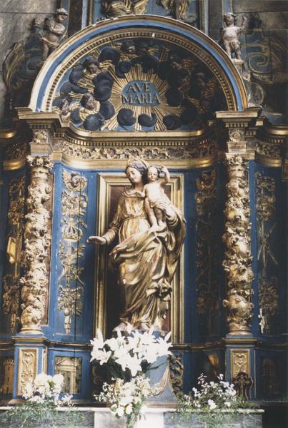 retable de la Vierge, détail