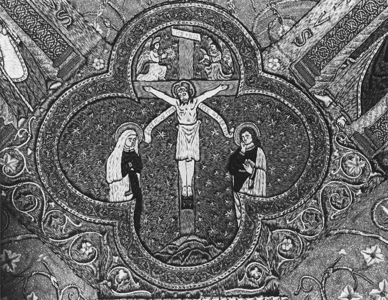 chasuble ayant appartenu au Père Lacordaire, détail