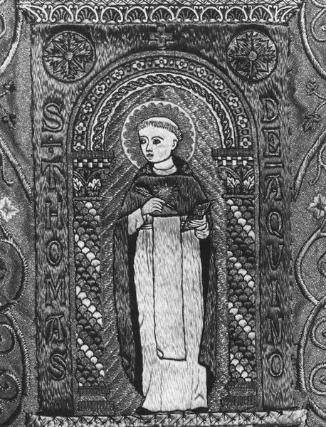 chasuble ayant appartenu au Père Lacordaire, détail