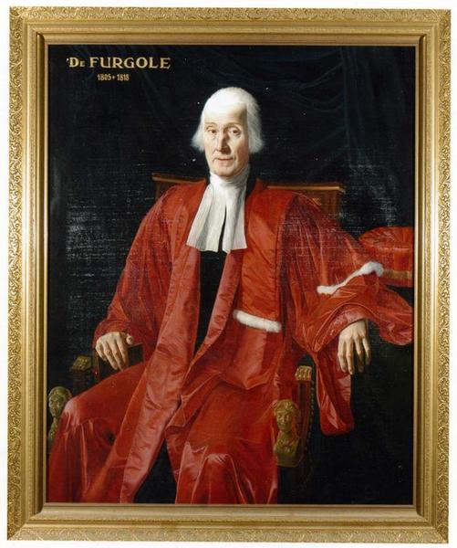 tableau, cadre : Portrait de Pierre-François Furgole, vue générale