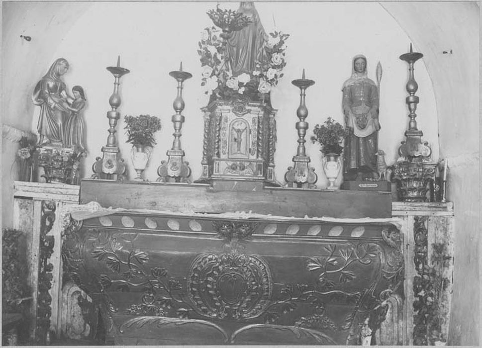 autel, tabernacle (ancien maître-autel, style Louis XIV)
