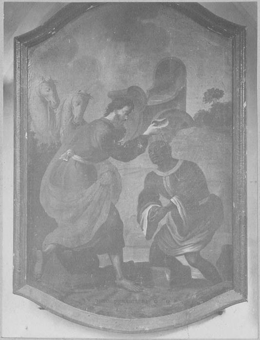 tableau : Baptême de l'eunuque de la reine Candace