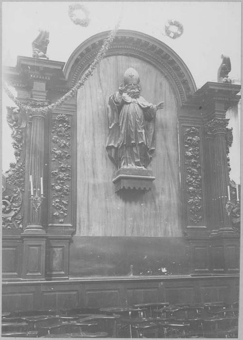 retable, statue : saint Blaise - © Ministère de la Culture (France), Médiathèque du patrimoine et de la photographie, diffusion RMN-GP
