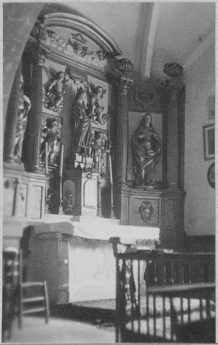 retable, statues : saint Joachim, sainte Anne - © Ministère de la Culture (France), Médiathèque du patrimoine et de la photographie, diffusion RMN-GP