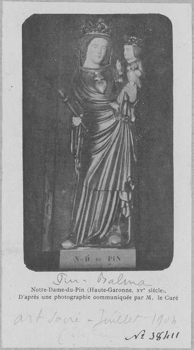 statue (petite nature) : Vierge à l'Enfant - © Ministère de la Culture (France), Médiathèque du patrimoine et de la photographie, diffusion RMN-GP
