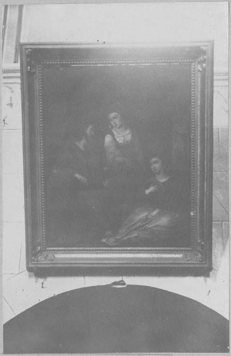 Tableau : Christ et les deux Marie (le)
