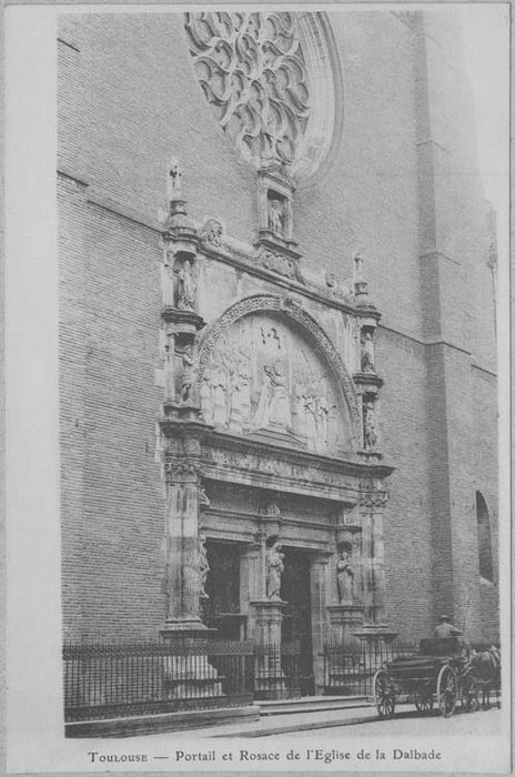 église Notre-Dame de la Dalbade : Portail, vue générale