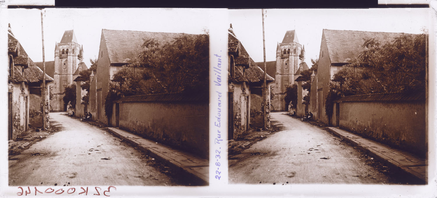 Perspective sur la tour Chamborant depuis la rue Édouard-Vaillant