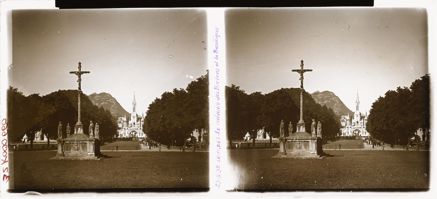 Le calvaire des Bretons et la basilique