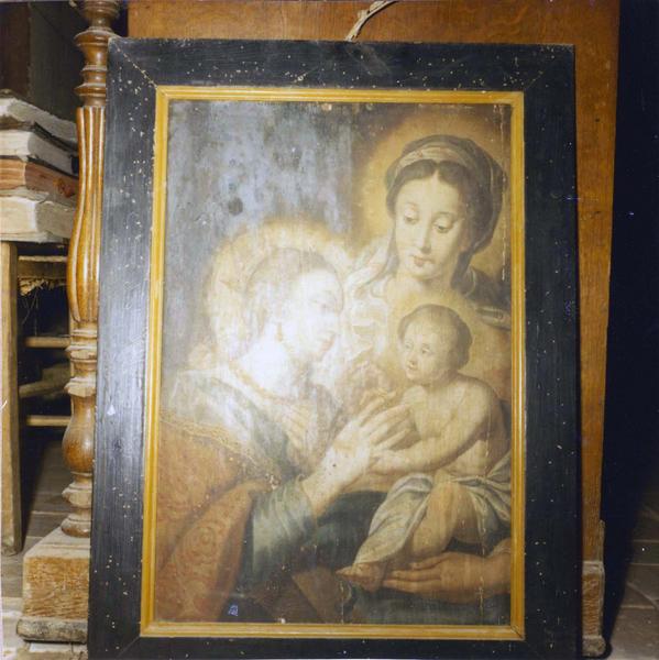 tableau : Vierge à l'Enfant et sainte Catherine