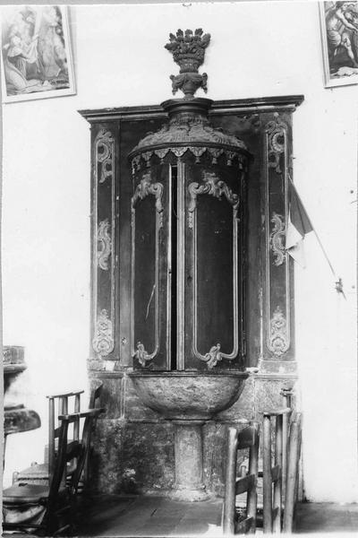 fonts baptismaux, armoire