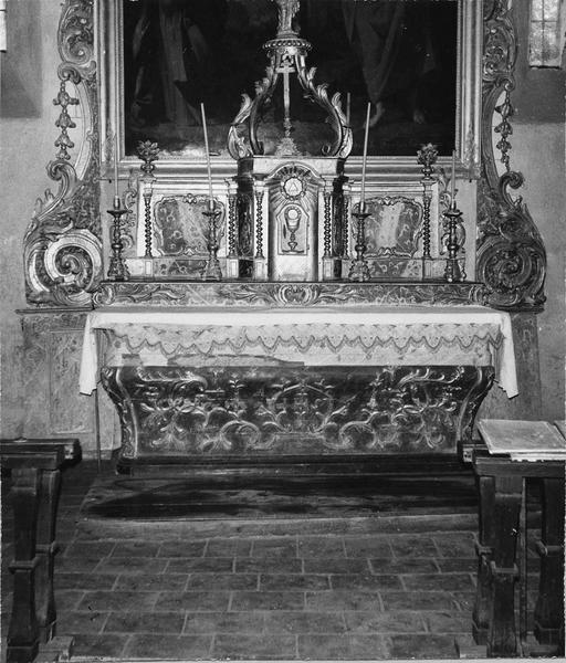 autel, retable, tabernacle, exposition (maître-autel)