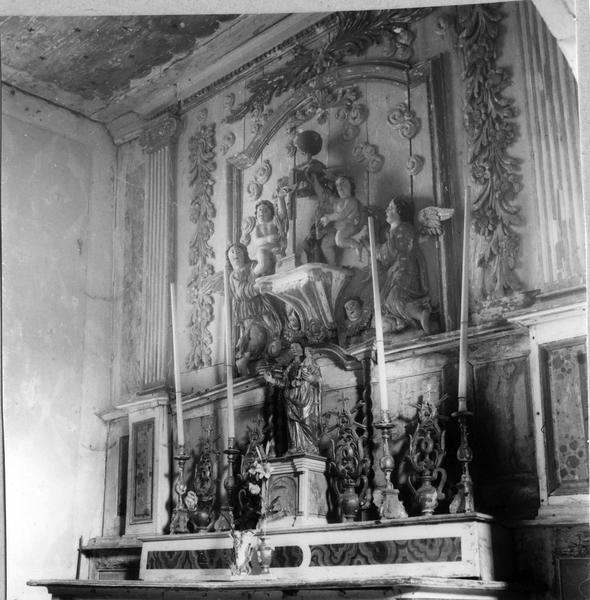 autel, retable, statues : anges adorateurs, angelots - © Ministère de la Culture (France), Médiathèque du patrimoine et de la photographie (objets mobiliers), tous droits réservés