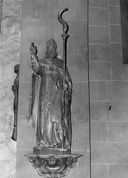 statues : saint Loup, saint Grégoire