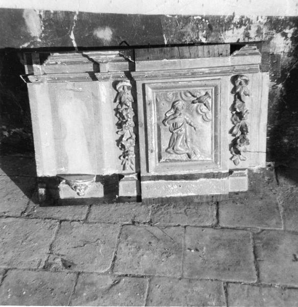 retable de saint Jean-Baptiste et saint Laurent, détail