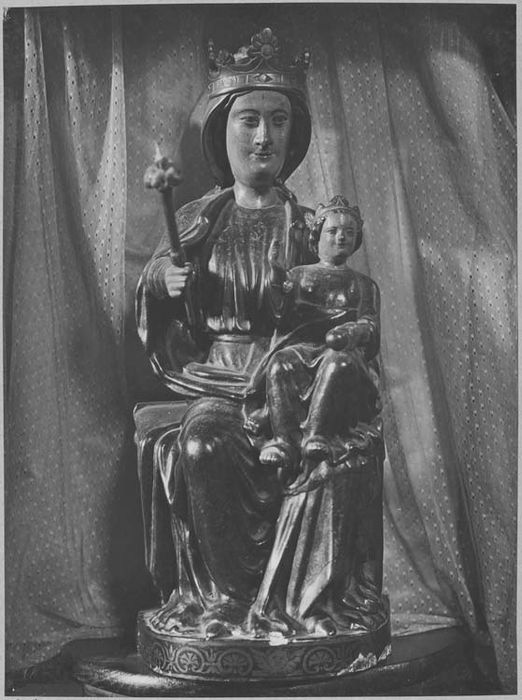 statuette dite Notre-Dame-des-Neiges : Vierge à l'Enfant