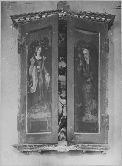 bas-relief (triptyque) : la Crucifixion