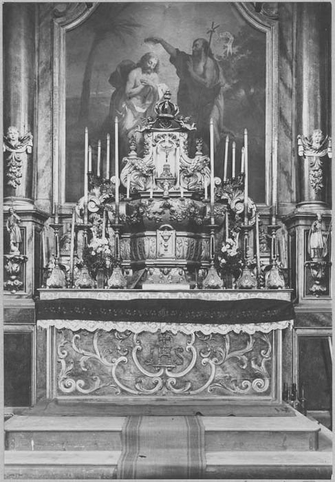 autel, retable, tabernacle (maître-autel)