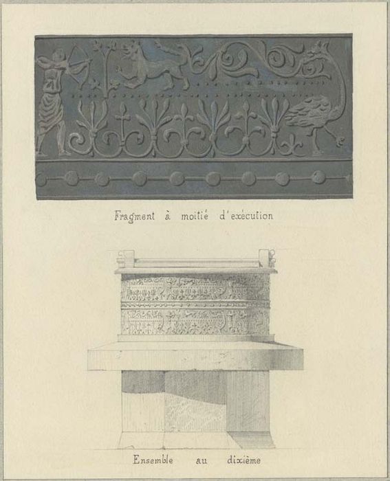 fonts baptismaux (cuvette des fonts baptismaux)